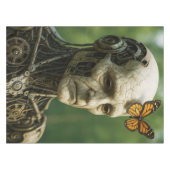 Fantasy Cute Surrealisme Vlinder Gezicht Tafelkleed (Voorkant (Horizontaal))