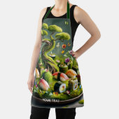 Fantasy Cute Sushi Japans Landschap Schort (Insitu)