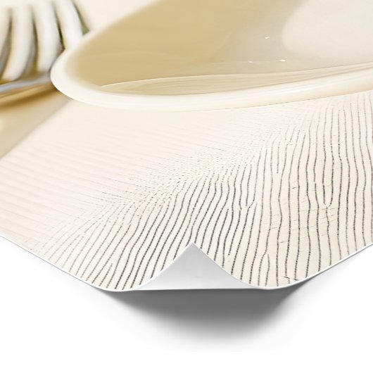 Fantasy Cute Tea Owl Baby Perfect Poster (Hoek)