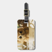 Fantasy Cute Thee Uil Baby Bagagelabel (Voorkant verticaal)