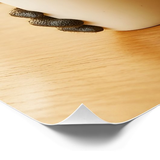 Fantasy Cute Very Tired Bee Perfect Poster (Hoek)