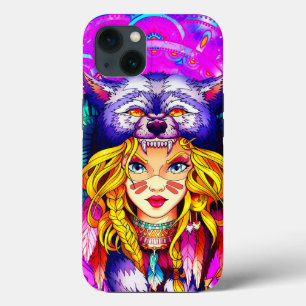 Fantasy Cute Warrior Girl Case-Mate iPhone Case