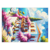 Fantasy Cute Zee Villa Huis Tafelkleed (Voorkant (Horizontaal))