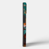 Fantasy dame met luit & vlinder vogel Case-Mate iPhone case (Achterkant / Rechts)