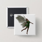 Fantasy Dancing Forest Fairy Fae Woman Vierkante Button 5,1 Cm (Voorkant /achterkant)