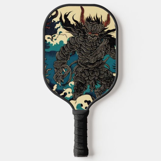 Fantasy Demons - Japanse houtsnede stijl 1 Pickleball Paddle (Voorkant)
