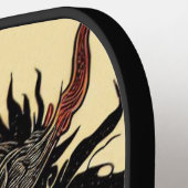 Fantasy Demons - Japanse houtsnede stijl 1 Pickleball Paddle (Links Detail)
