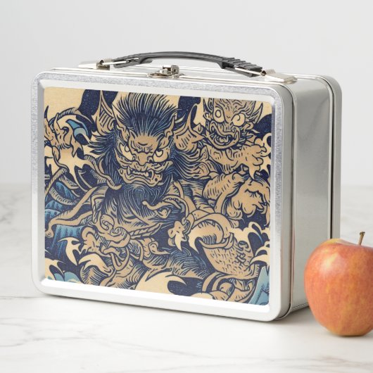 Fantasy Demons - Japanse houtsnede stijl (2) (In situ)