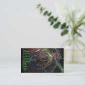 Fantasy Design Business Card-model Visitekaartje (Staand voorkant)