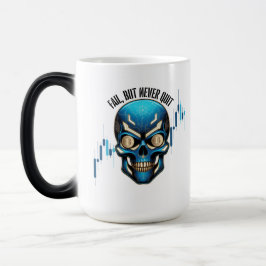 Fantasy Design | Crypto Btc | Motivatie | Blauw Magische Mok