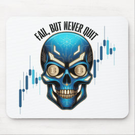 Fantasy Design | Crypto Btc | Motivatie | Blauw Muismat
