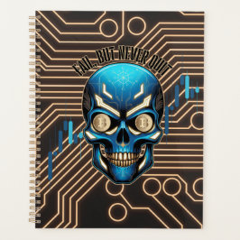 Fantasy Design | Crypto Btc | Motivatie | Blauw Planner
