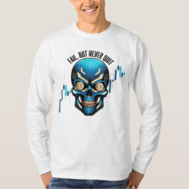 Fantasy Design | Crypto Btc | Motivatie | Blauw T-shirt