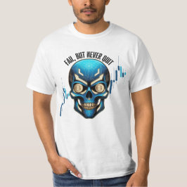 Fantasy Design | Crypto Btc | Motivatie | Blauw T-shirt