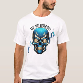 Fantasy Design | Crypto Btc | Motivatie | Blauw T-shirt