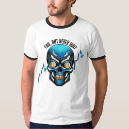 Fantasy Design | Crypto Btc | Motivatie | Blauw T-shirt
