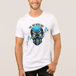 Fantasy Design | Crypto Btc | Motivatie | Blauw Tri-Blend Shirt