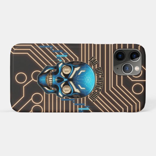 Fantasy Design | Crypto Btc | Motivation | Blue Case-Mate iPhone Case (Achterkant (horizontaal))
