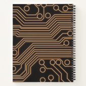 Fantasy Design | Crypto Btc | Motivation | Blue Notitieboek (Achterkant)