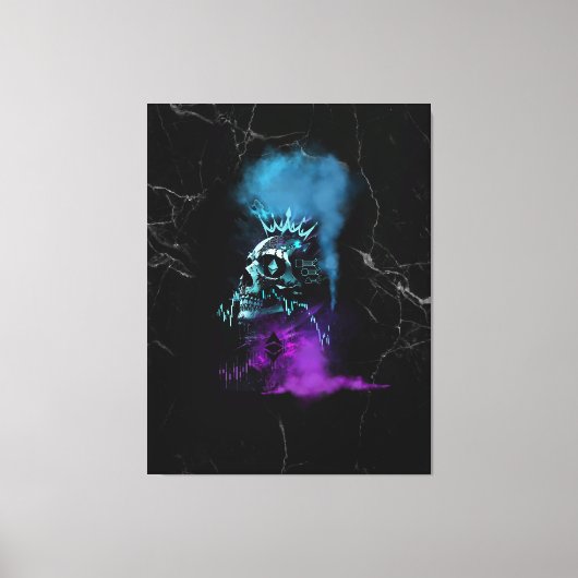 Fantasy Design | Cryptocurrency | Ethereum Marble Canvas Afdruk (Voorkant)