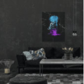 Fantasy Design | Cryptocurrency | Ethereum Marble Canvas Afdruk