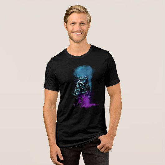 Fantasy Design | Cryptocurrency | Ethereum Tri-Blend Shirt (Voorkant volledig)