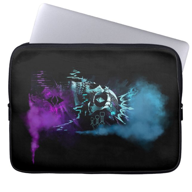Fantasy Design | Cryptovaluta | Ethereum Laptop Sleeve (Voorkant)