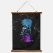 Fantasy Design | Cryptovaluta | Ethereum Marmer Hangend Wandkleed (Voorkant)