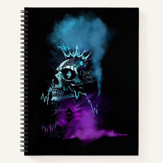Fantasy Design | Cryptovaluta | Ethereum Notitieboek (Voorkant)