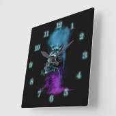 Fantasy Design | Cryptovaluta | Ethereum Vierkante Klok (Hoek)