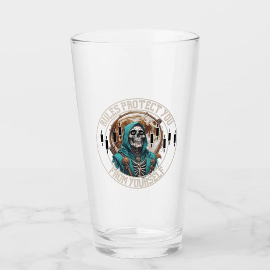 Fantasy Design | Grim Reaper | Motivation Glas (Voorkant)