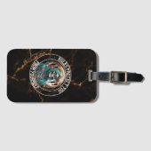 Fantasy Design marble | Grim Reaper | Motivation Bagagelabel (Voorkant (horizontaal))