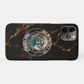 Fantasy Design marble | Grim Reaper | Motivation Case-Mate iPhone Case (Achterkant (horizontaal))