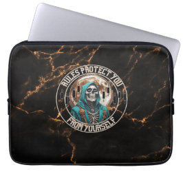 Fantasy Design marble | Grim Reaper | Motivation Laptop Sleeve