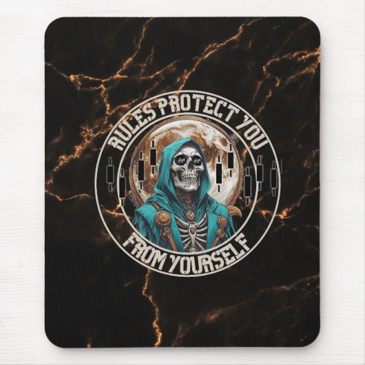 Fantasy Design marble | Grim Reaper | Motivation Muismat (Voorkant)