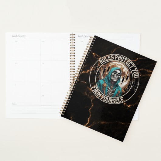 Fantasy Design marble | Grim Reaper | Motivation Planner (Display)