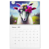 Fantasy dier kunst voor kinderen kalender (Feb 2027)