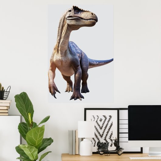 Fantasy Dinosaur Poster (Thuiskantoor)