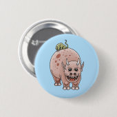 Fantasy dinosauriërs ronde button 5,7 cm (Voorkant /achterkant)