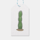 Fantasy dinosaurus verjaardag cadeaulabel (Achterkant)
