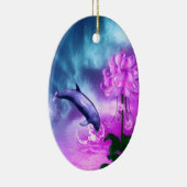 Fantasy Dolphin Keramisch Ornament (Rechts)