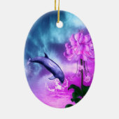 Fantasy Dolphin Keramisch Ornament (Achterkant)