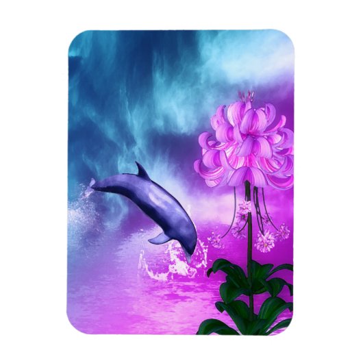 Fantasy Dolphin Magneet (Verticaal)