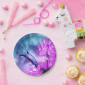 Fantasy Dolphin Papieren Bordje (Feest)