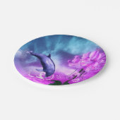 Fantasy Dolphin Papieren Bordje (Gekanteld)