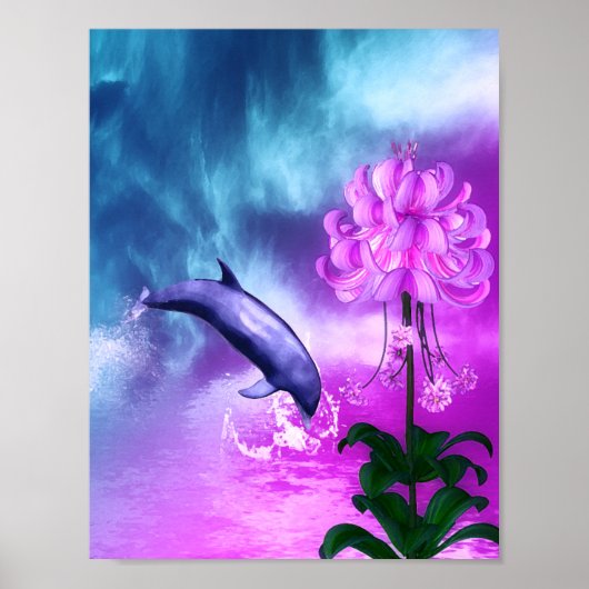 Fantasy Dolphin Poster (Voorkant)