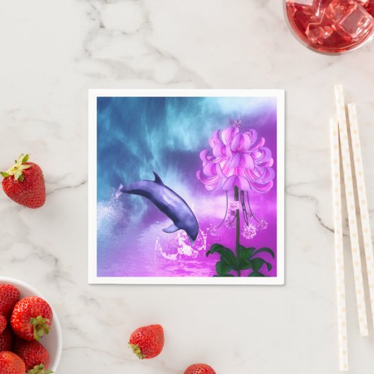 Fantasy Dolphin Servetten (Insitu)