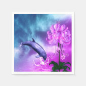 Fantasy Dolphin Servetten (Voorkant)
