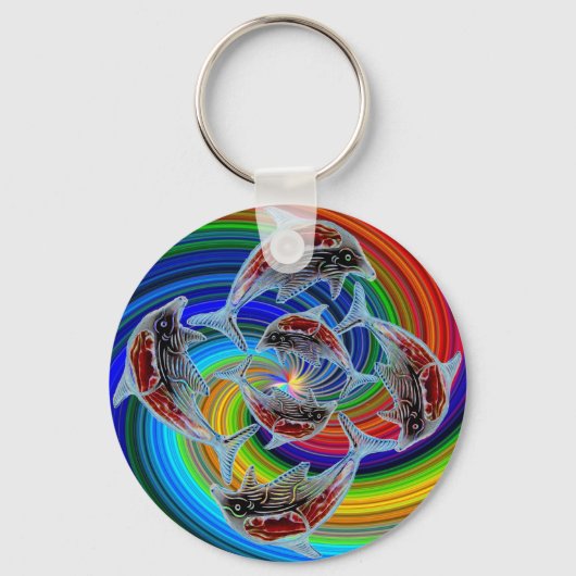 Fantasy Dolphin World sleutelhanger (Voorkant)