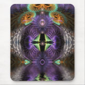 Fantasy Doorway: Fractal Art Mousepad Muismat (Voorkant)